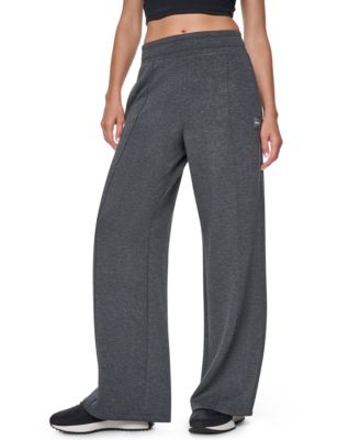 Women's High-Rise Wide-Leg Pants with Pintucks