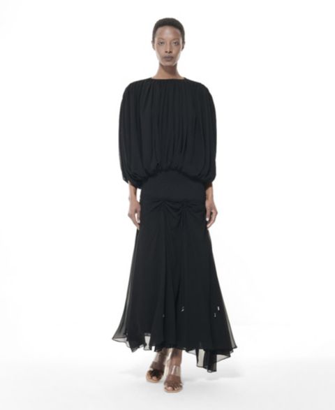 Женская юбка Leem Smocked Waist, цвет: Чёрный