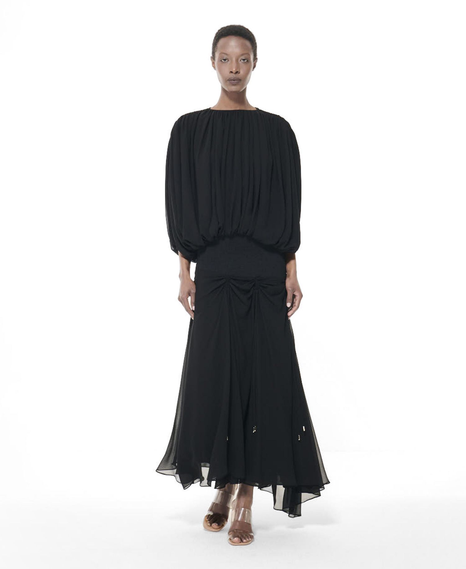 Women's Smocked Waist Skirt