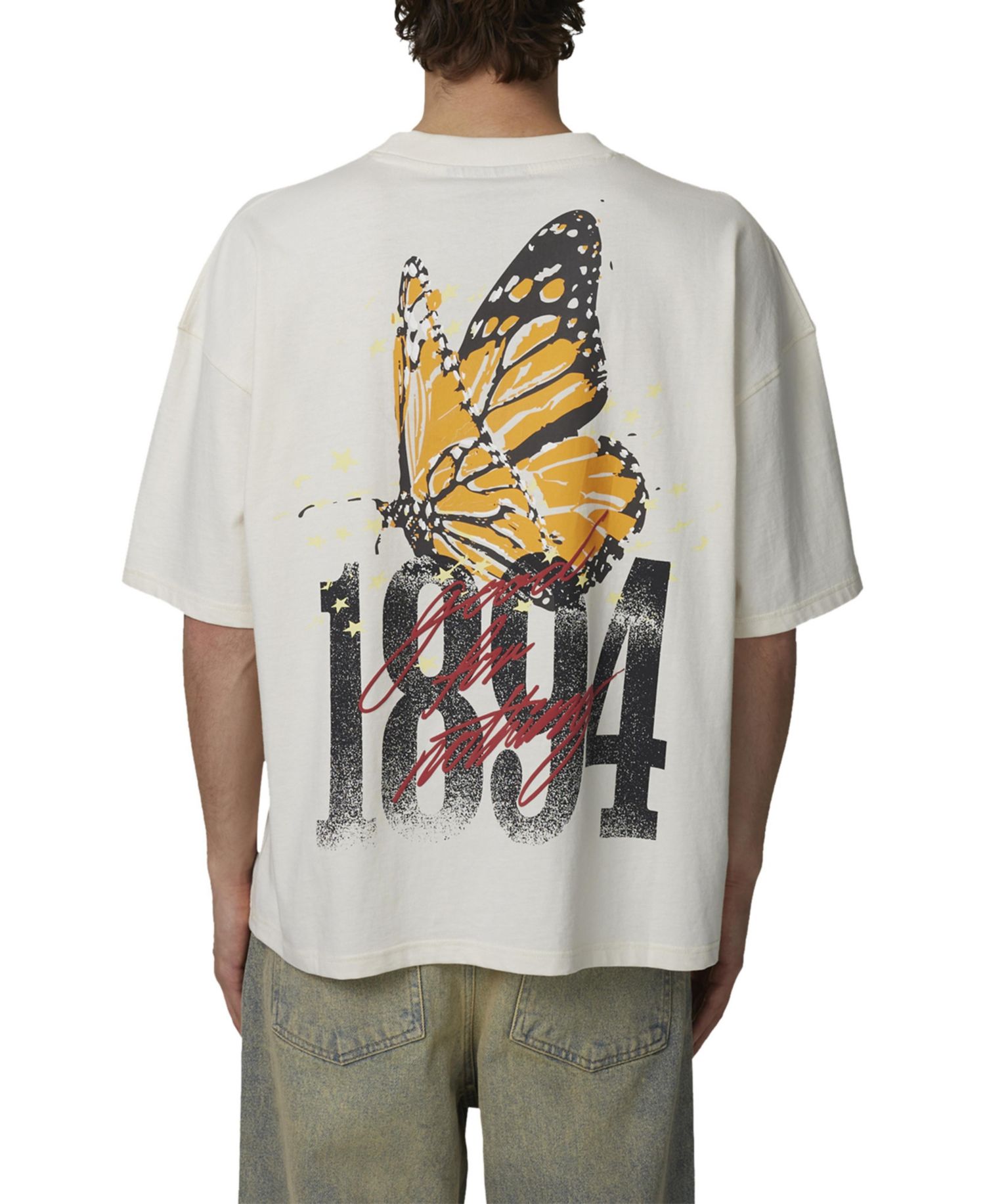 Men's Boxy-Fit Screen Print Soaring T-Shirt