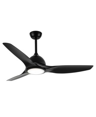 52" Modern ABS 3-blade Propeller Ceiling Fan with Light and Remote
