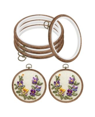 Rubber Plastic Embroidery Hoop Cross Stitch Frame Craft Sewing Decoration
