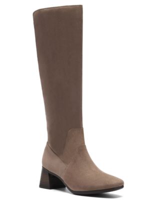 Women's Marriann Chic Knee-High Square Toe Block Heel Boots