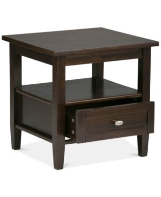 Warm Shaker End Table