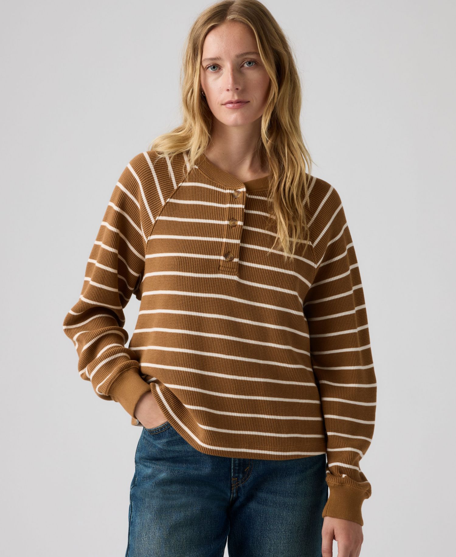 Women's Lassen Henley Long Sleeve Top