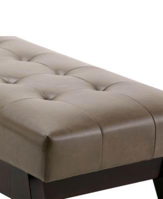 Draper Mid Century Tufted Ottoman, Direct Ship