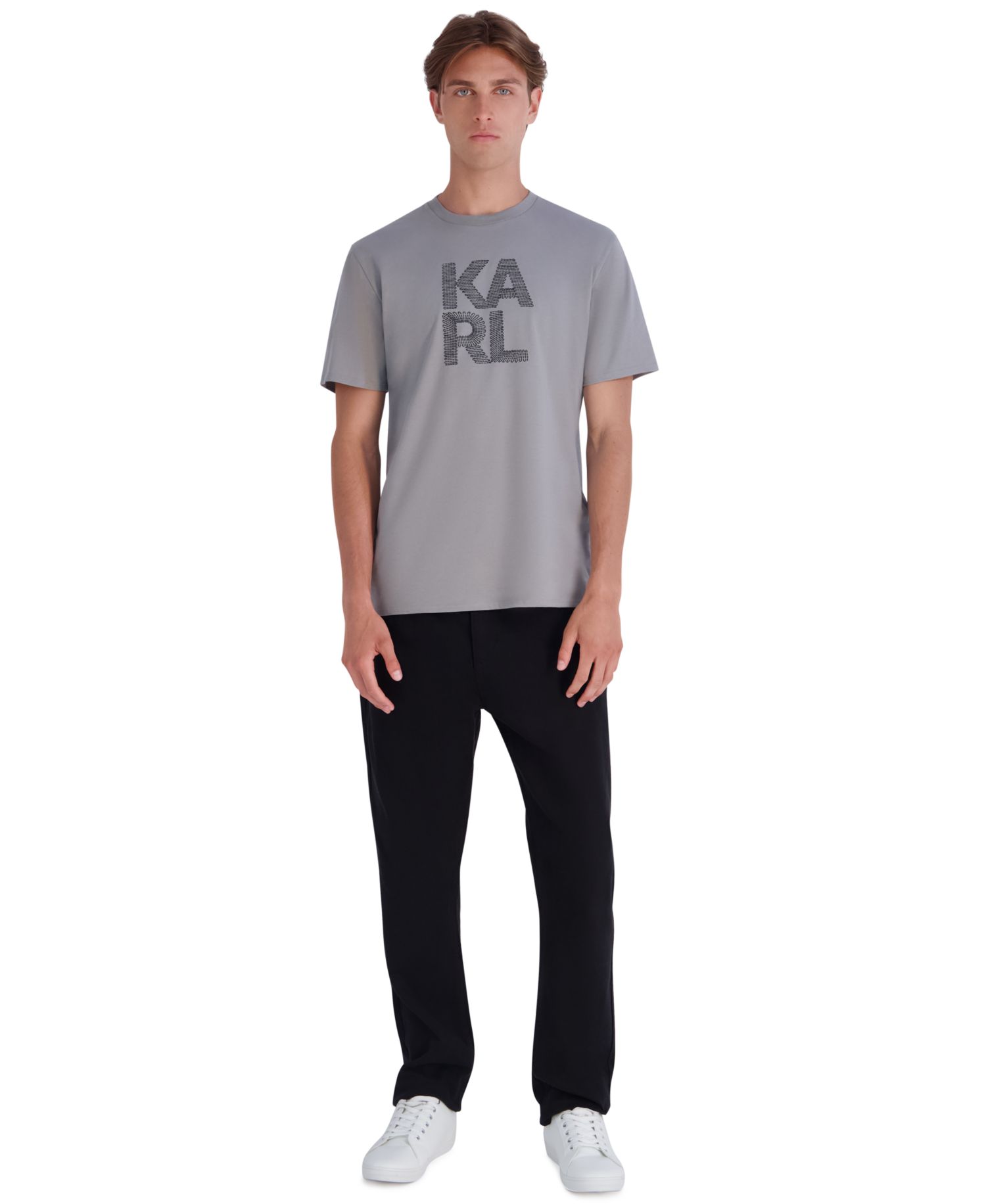 Men's Faux Embroidered Graphic T-Shirt