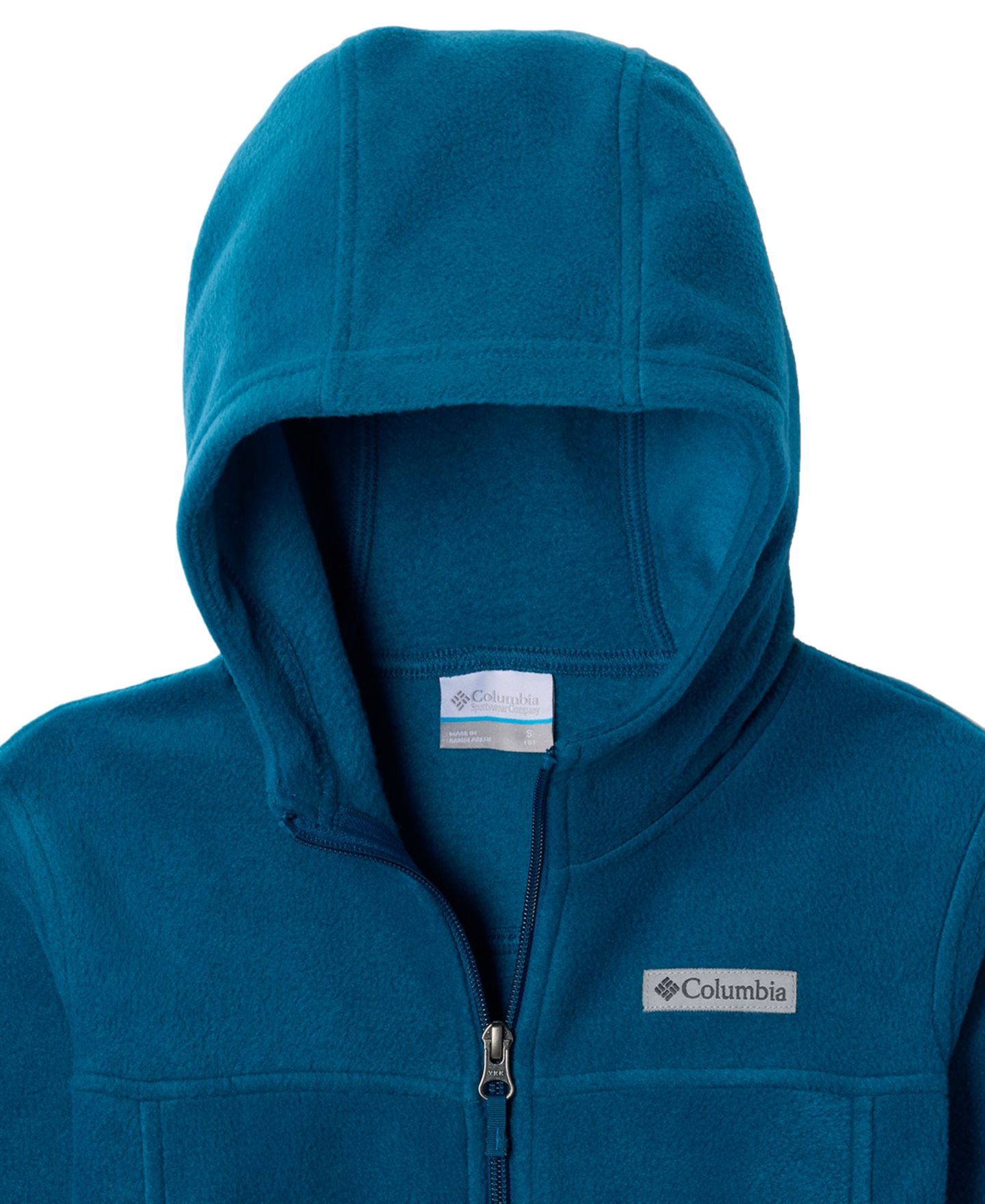 Куртка Columbia Steens Mountain II Hooded Full-Zip Fleece для мальчиков, цвет: Синий — фото 3