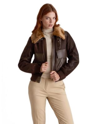 Women's Mabel Ginger Shearling Jacket