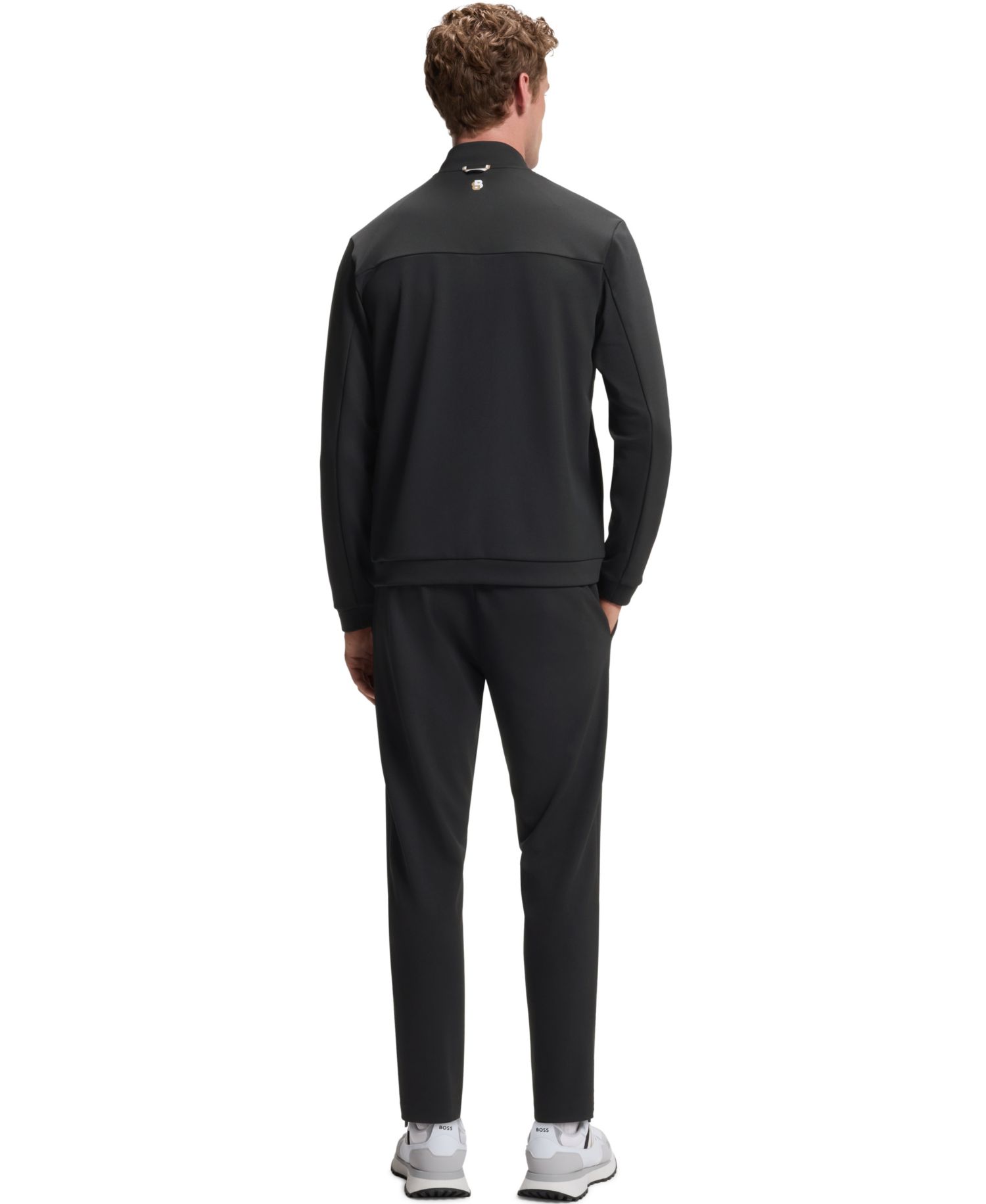 BOSS by Men's Stretch Regular-Fit Full-Zip Sweatshirt
