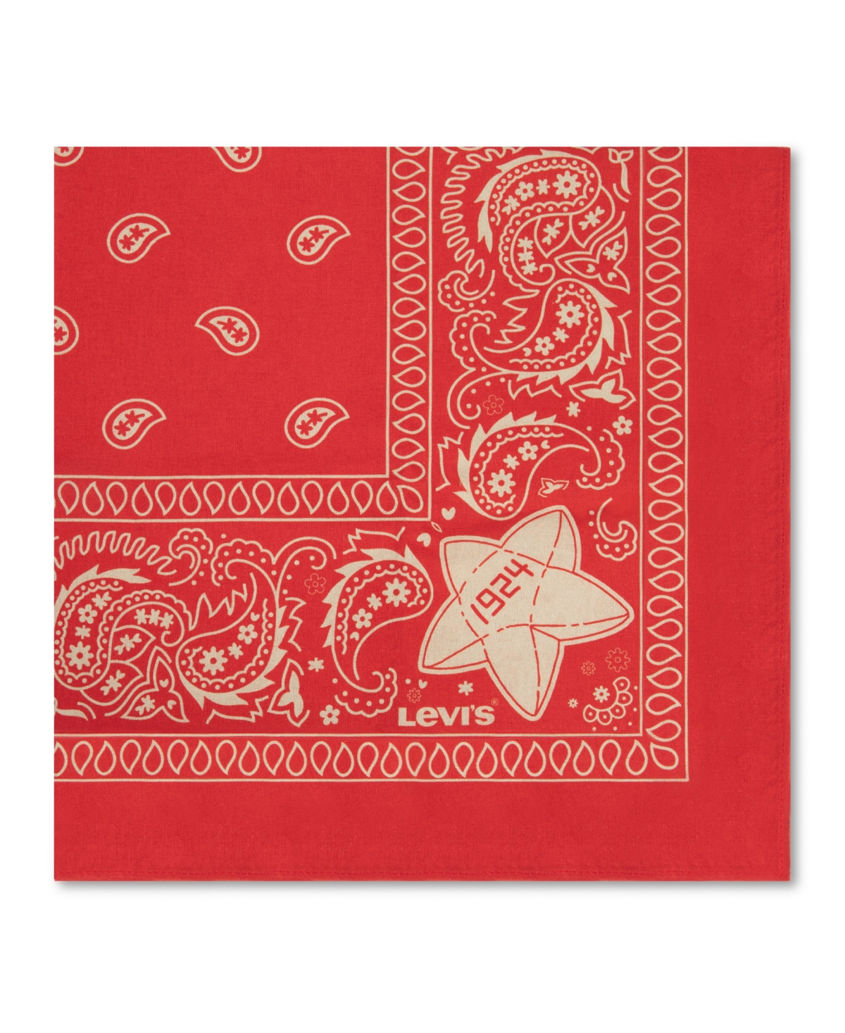 Levi's Men's Paisley-Print Cotton Bandana