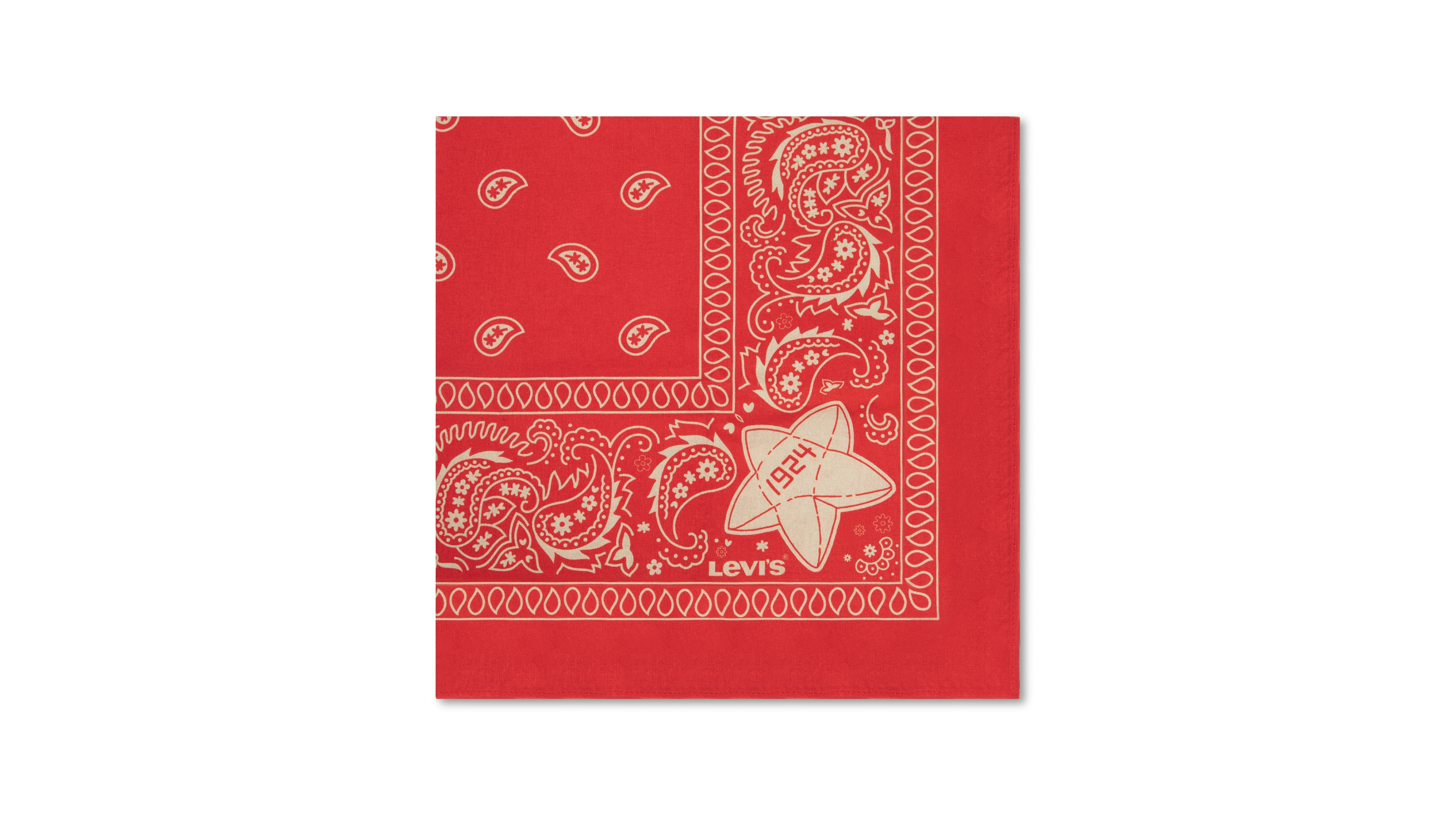 Levi's Men's Paisley-Print Cotton Bandana