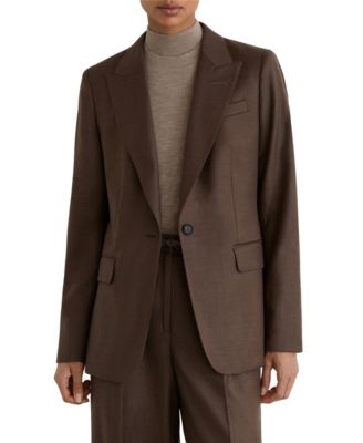 Women's Tailored Single-Breasted Blazer