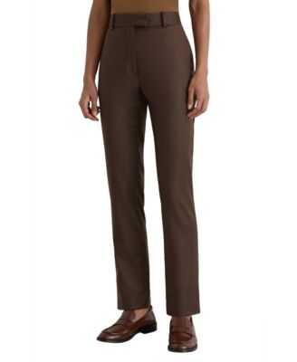 Women's Derby Slim Wool-Blend Trouser