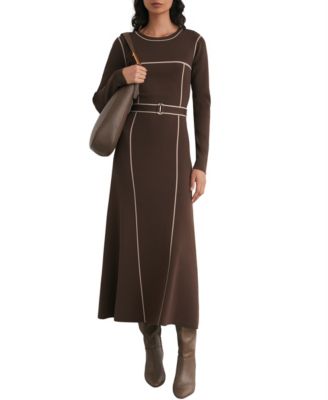 Women's Etta Long-Sleeve Midi Dress