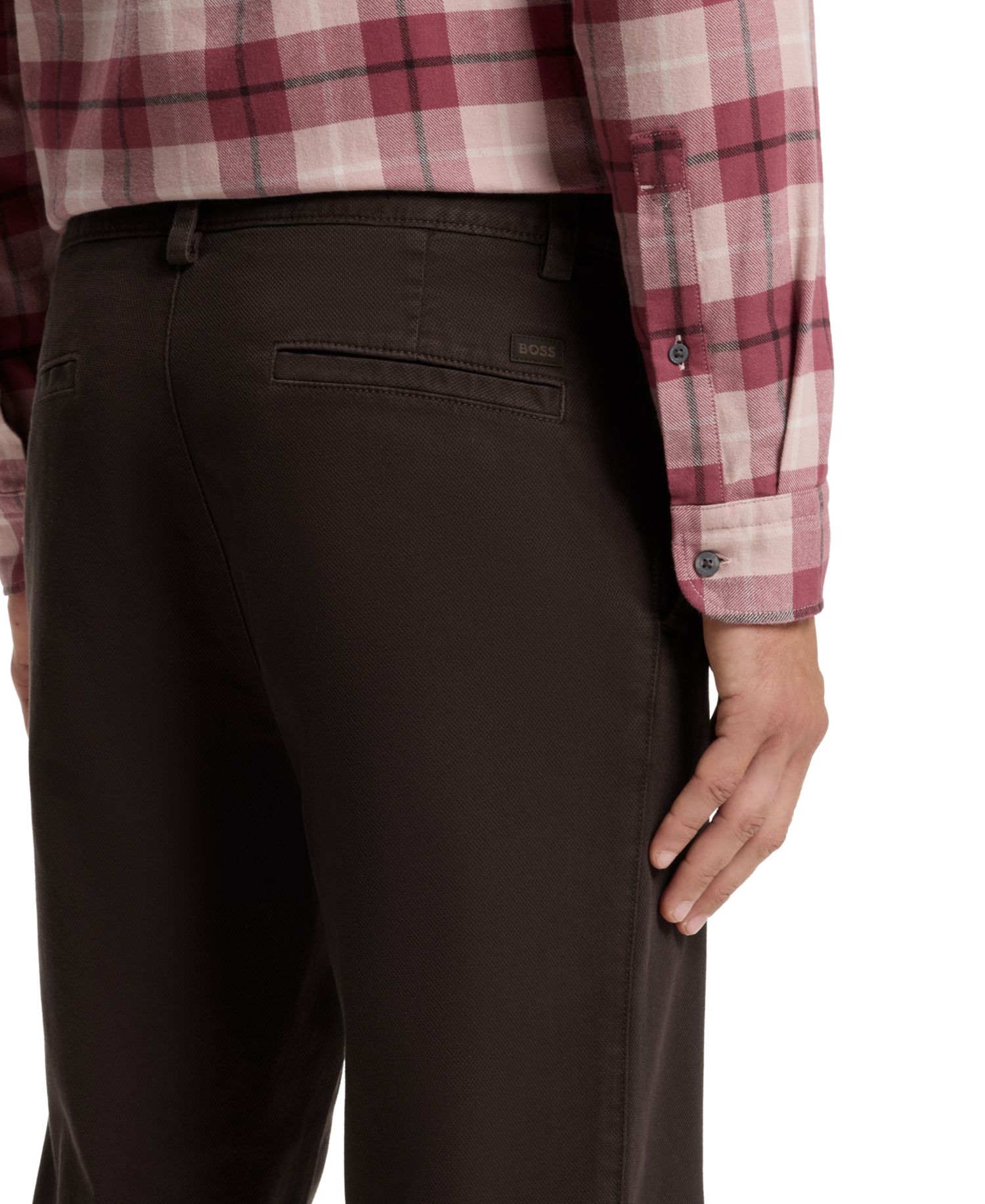 Men's Slim-Fit Stretch Straight-Leg Cotton-Blend Chino Pants