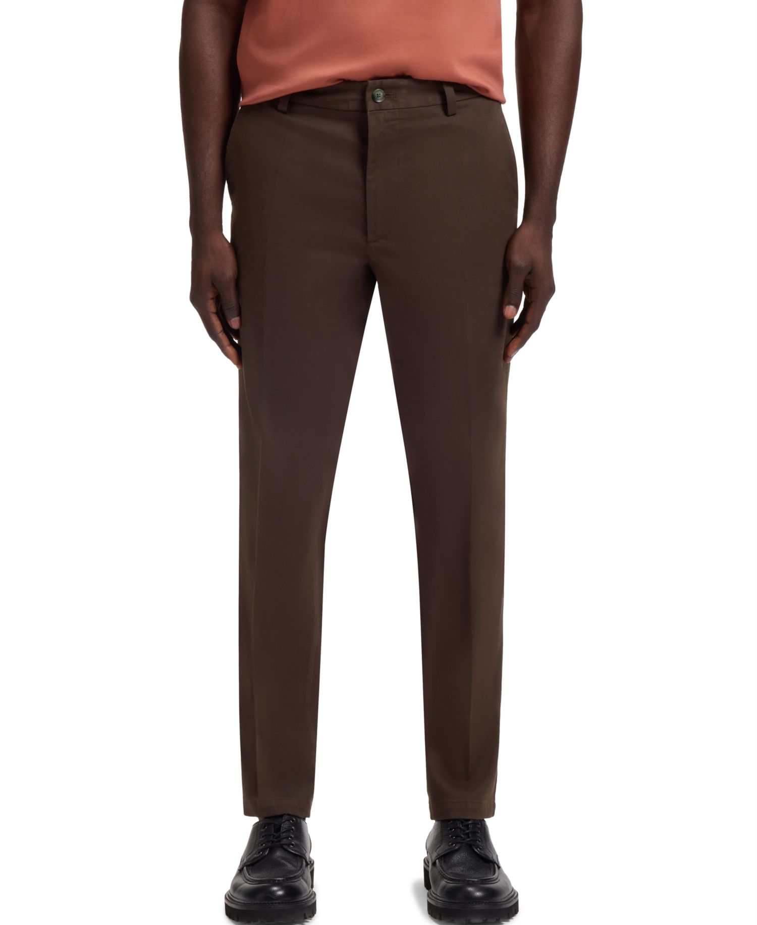 Men's Modern-Fit Stretch-Cotton Twill Pants