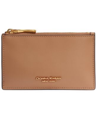 Leather Zipper Card Case
