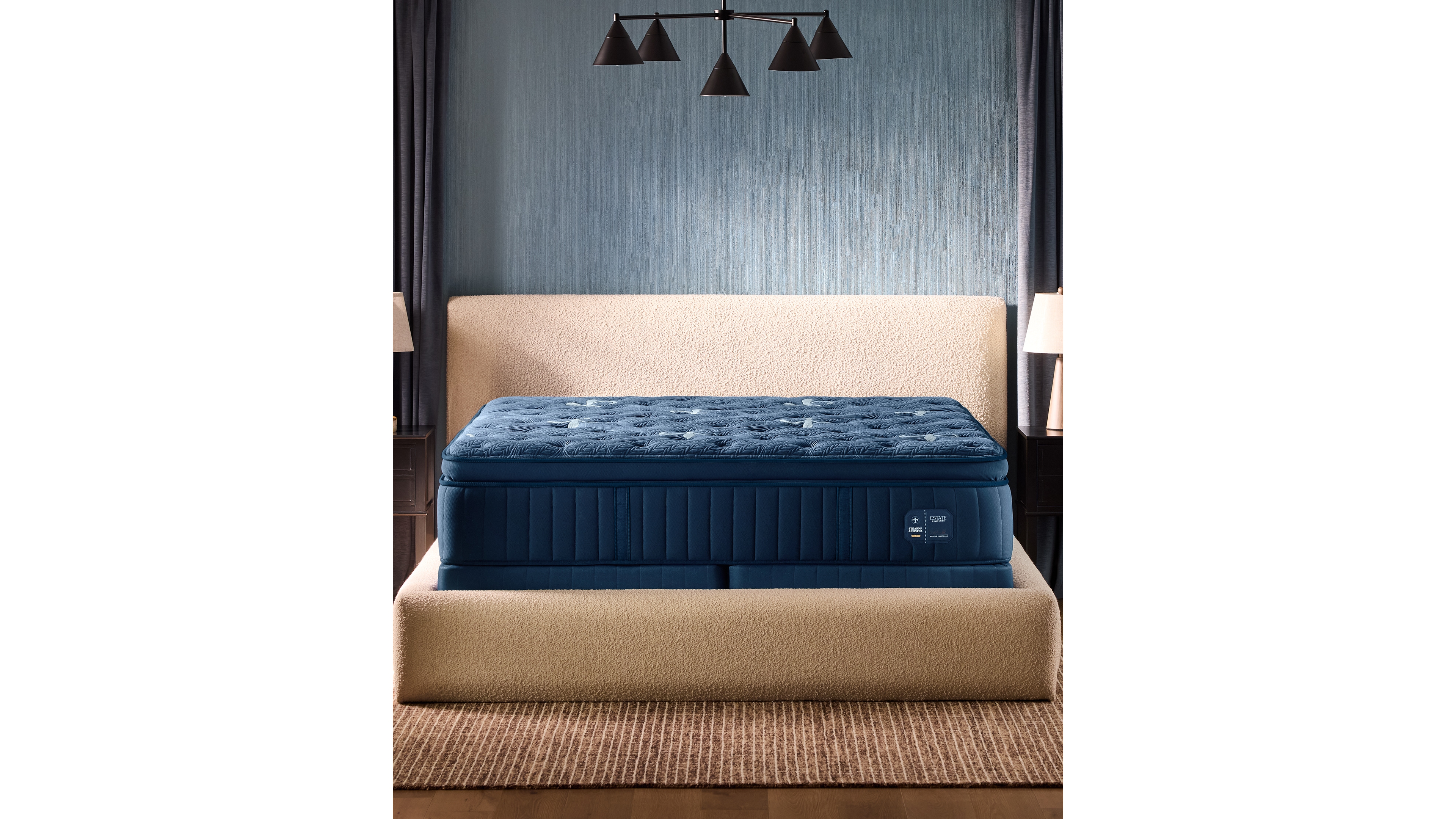 Stearns & Foster Estate Ii 15" Firm Euro Pillow Top Mattress, Queen