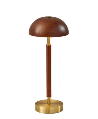 14.6" Wood Ronny Cordless LED Table Lamp