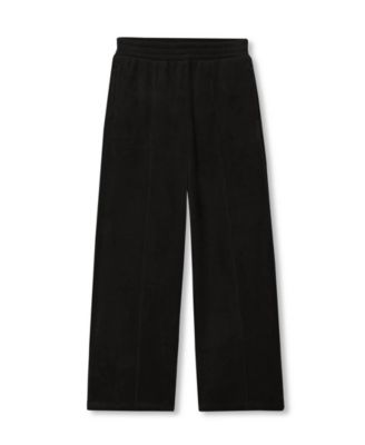 Kid's Girls Plush Rib Wide Leg Pants