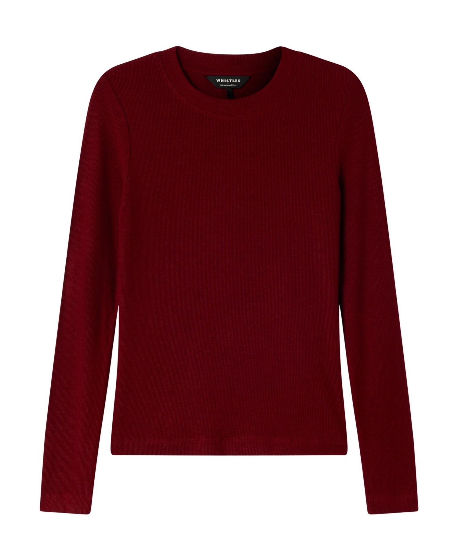 Women's Essential Long-Sleeve Ribbed T-Shirt