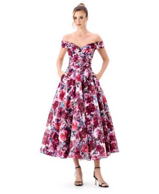off the shoulder semi formal dresses Women's Wedding Guest cocktail formal off shoulder dress