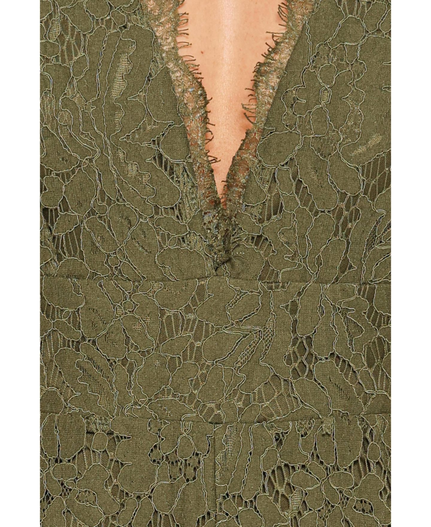 Женский комбинезон Petal and Pup Eloise Floral-Print Lace V-Neck Jumpsuit — фото 7