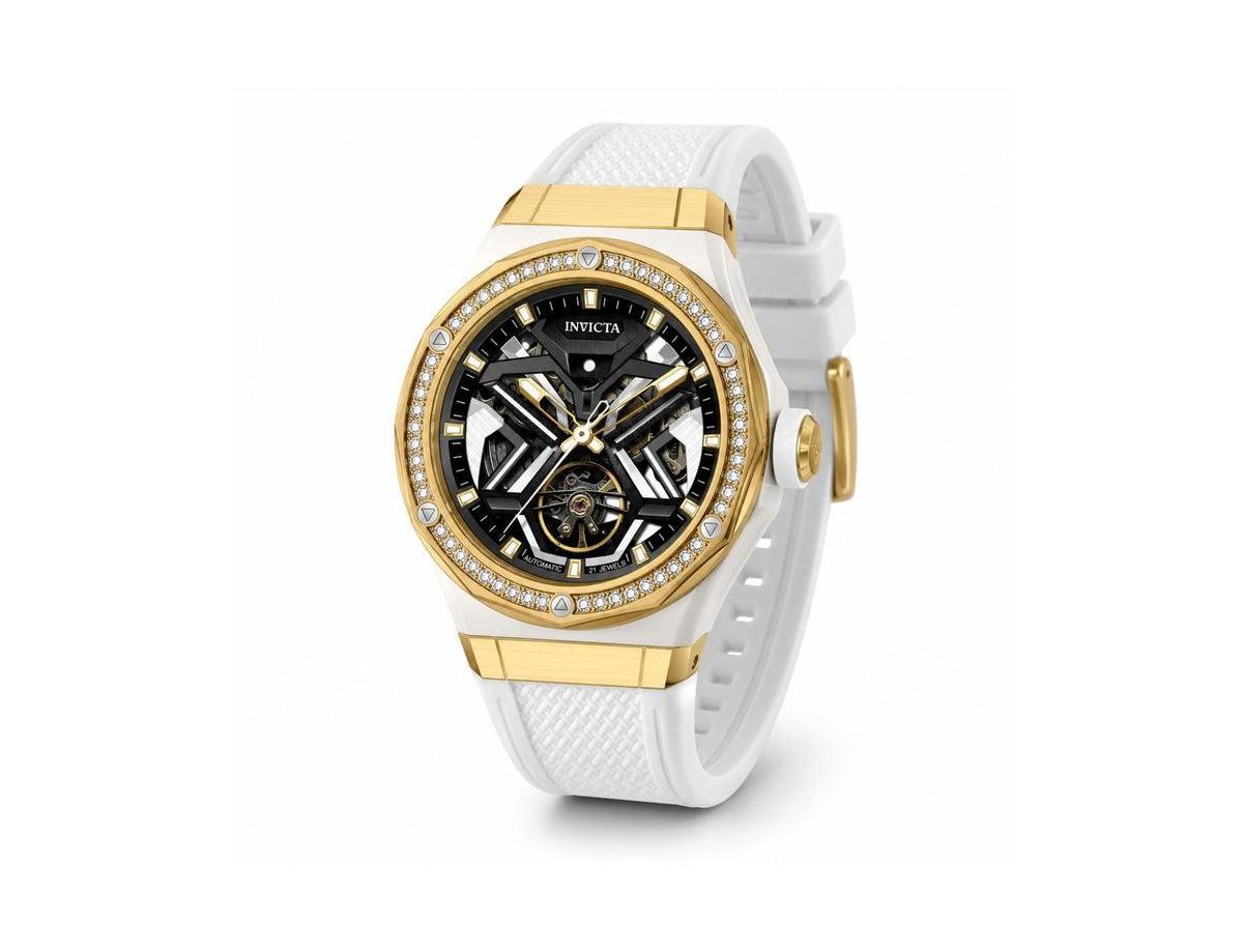 Invicta Men's Mechanical Objet D'Art 70132 Skeleton-Dial Water-Resistant Watch, 45mm