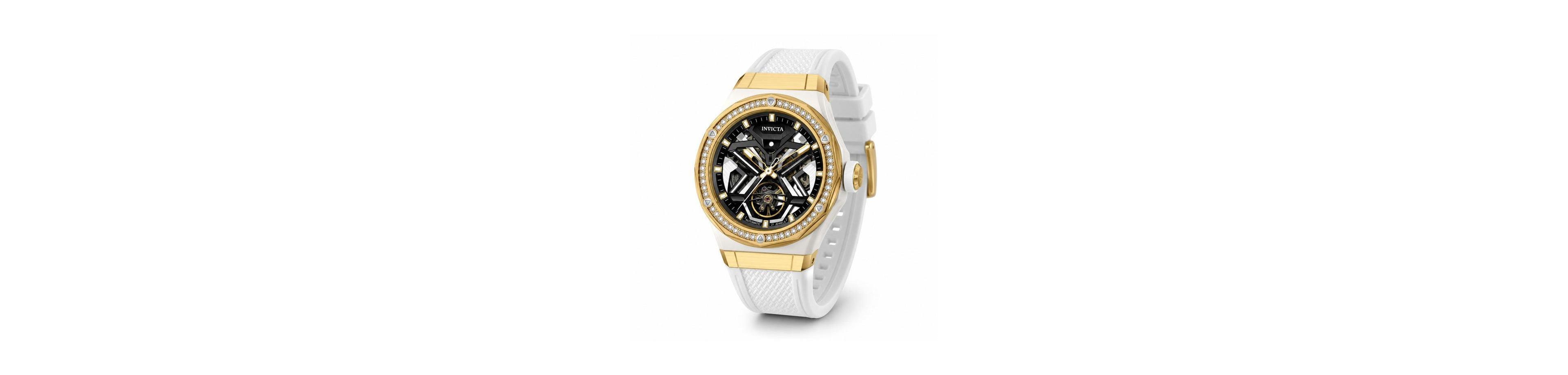Invicta Men's Mechanical Objet D'Art 70132 Skeleton-Dial Water-Resistant Watch, 45mm