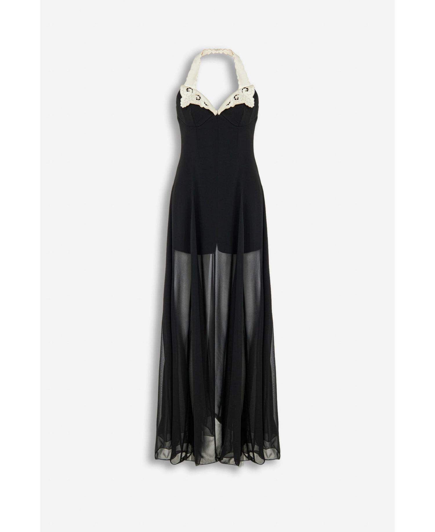 Women's Sweetheart Neckline Embroidery Maxi Dress