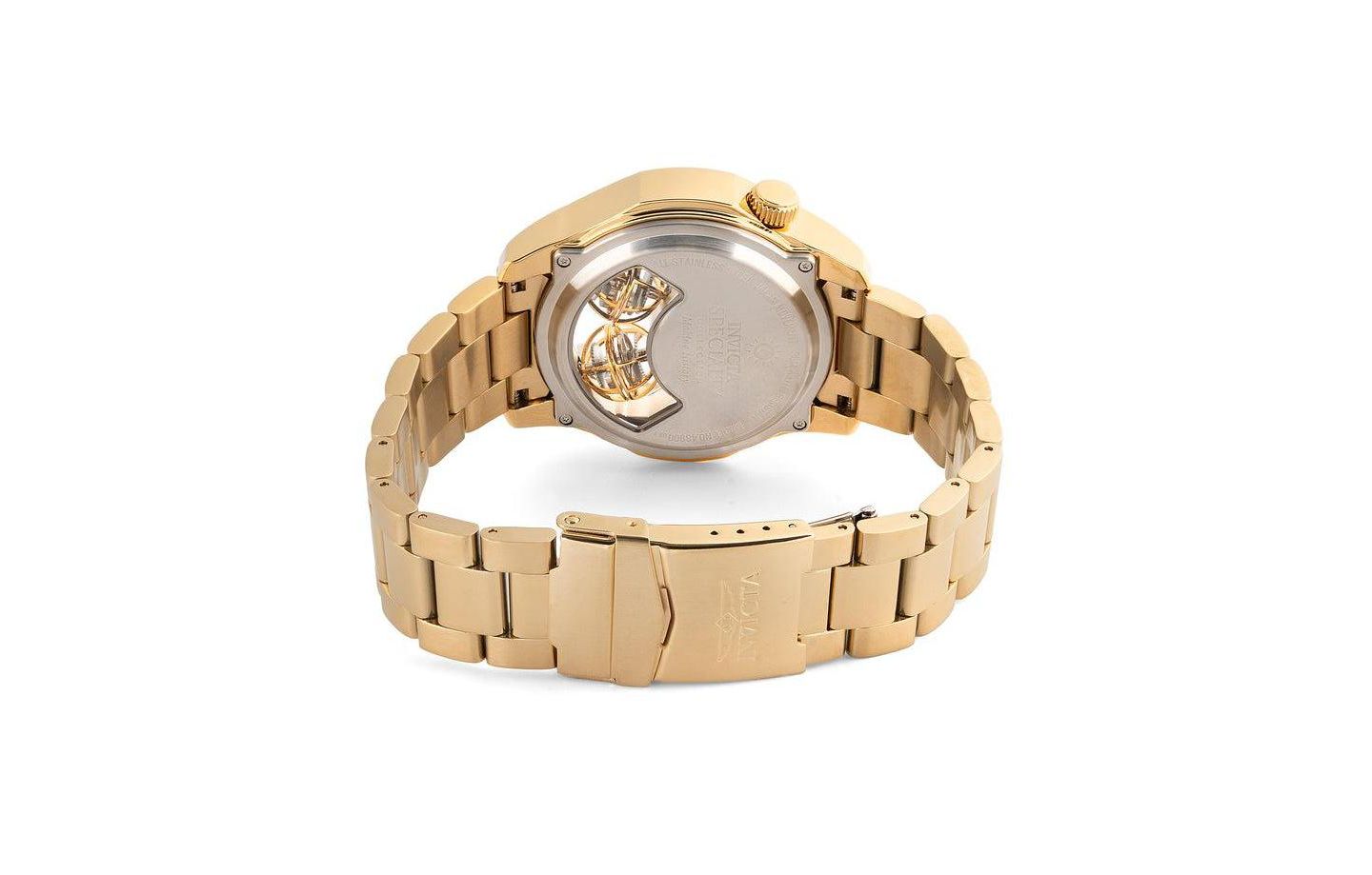 Мужские часы Invicta 48900 Specialty Quartz Gold-Tone Stainless Steel Water-Resistant Watch, 46mm, цвет: Золотой — фото 3
