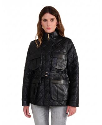 Women's Reese Quilted Leather Field Jacket