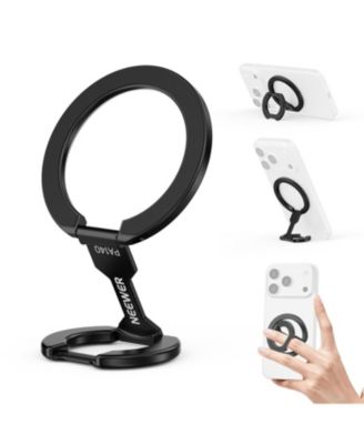 MagFlex Dual-Sided Magnetic Adjustable Phone Ring Holder and Stand for MagSafe-compatible iPhones and Samsung Devices