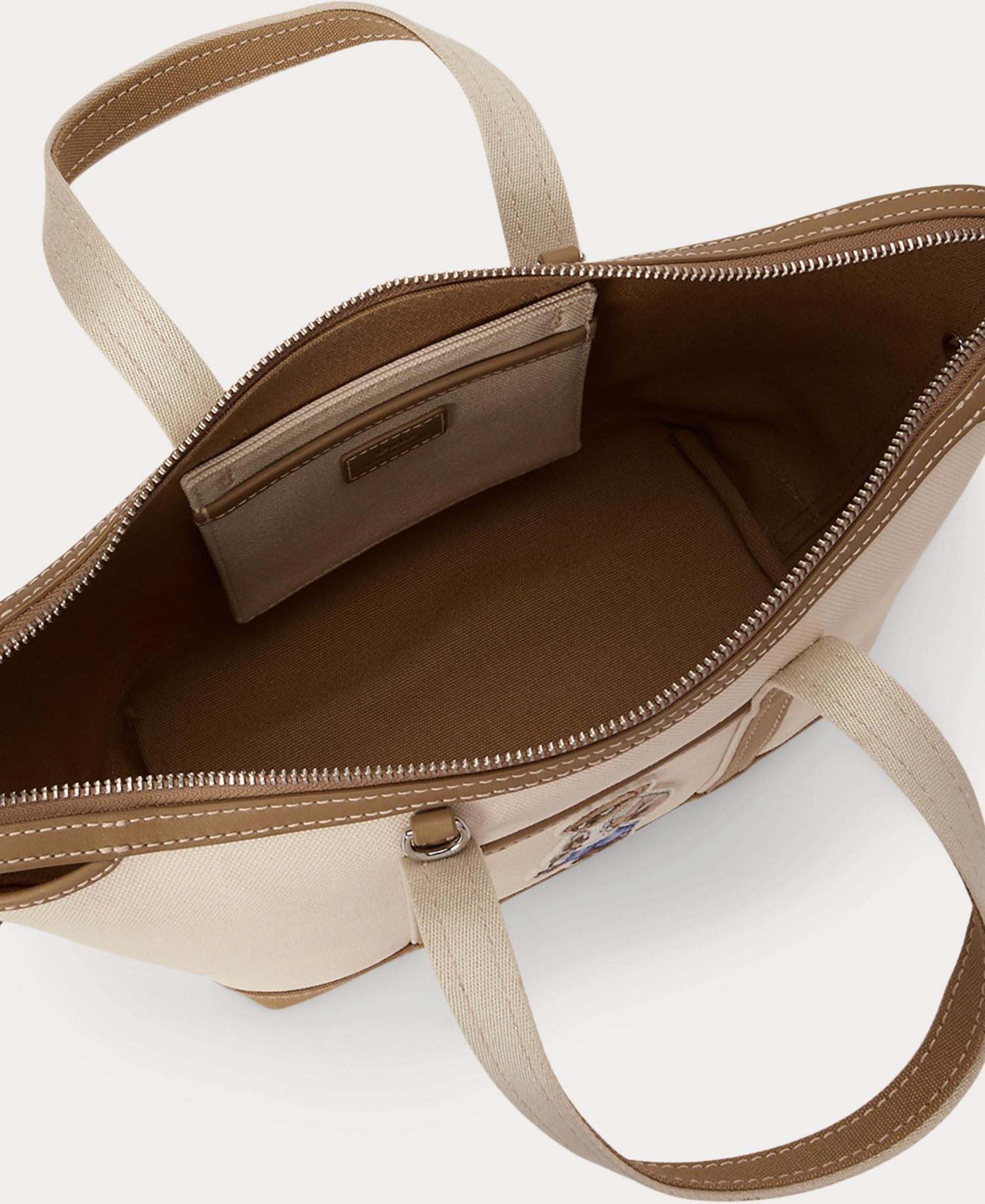 Women's Bear Canvas Mini Shopper Tote