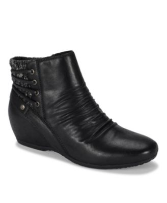 Women's Peanut Almond Toe Booties