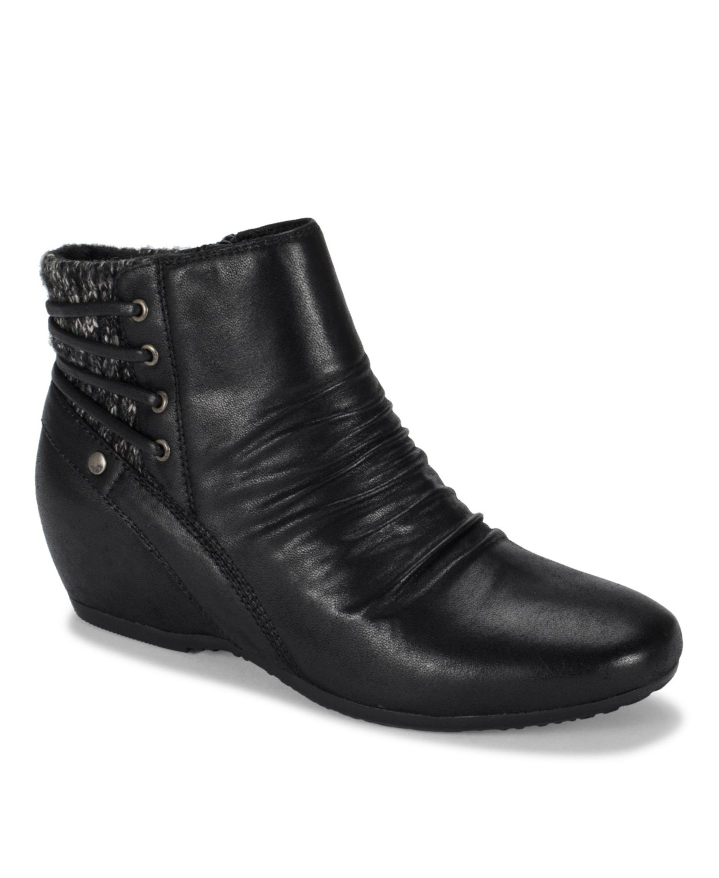 Женские ботинки Baretraps Peanut Almond Toe Booties, цвет: Чёрный — фото 1