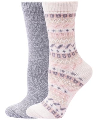 Women's Geo-Stripe Knit Boot Socks, 2-Pack
