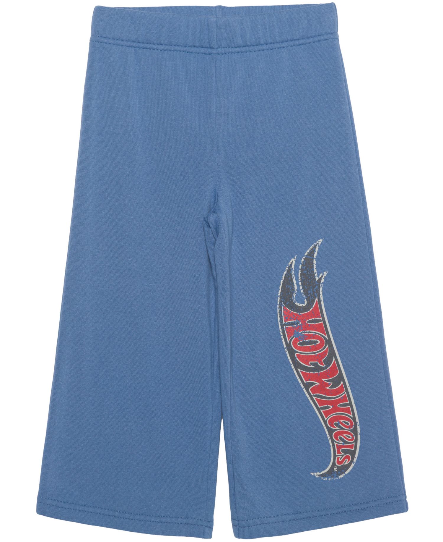 Boys' 12M-5T Hot Wheels Graphic Crewneck Long-Sleeve Sweatshirt and Pants, 2-Piece Set