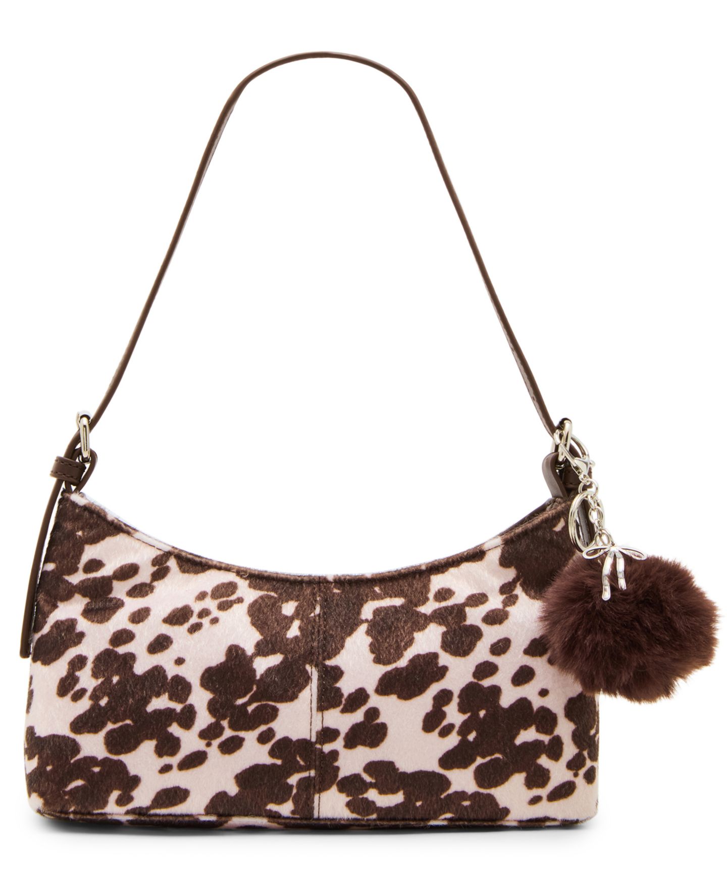 Женская сумка Madden Girl Leopard Print Small Shoulder Handbag, цвет: Коричневый — фото 1