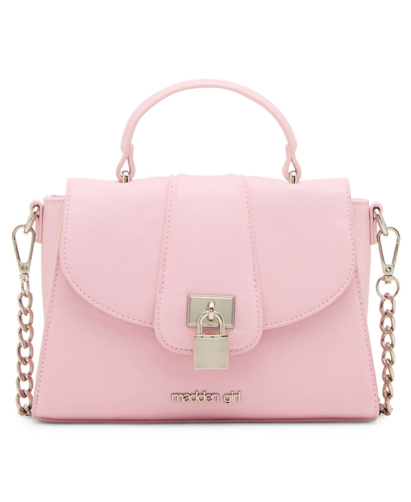 Женская сумка Madden Girl Small Top Handle Crossbody Handbag, цвет: Розовый — фото 1