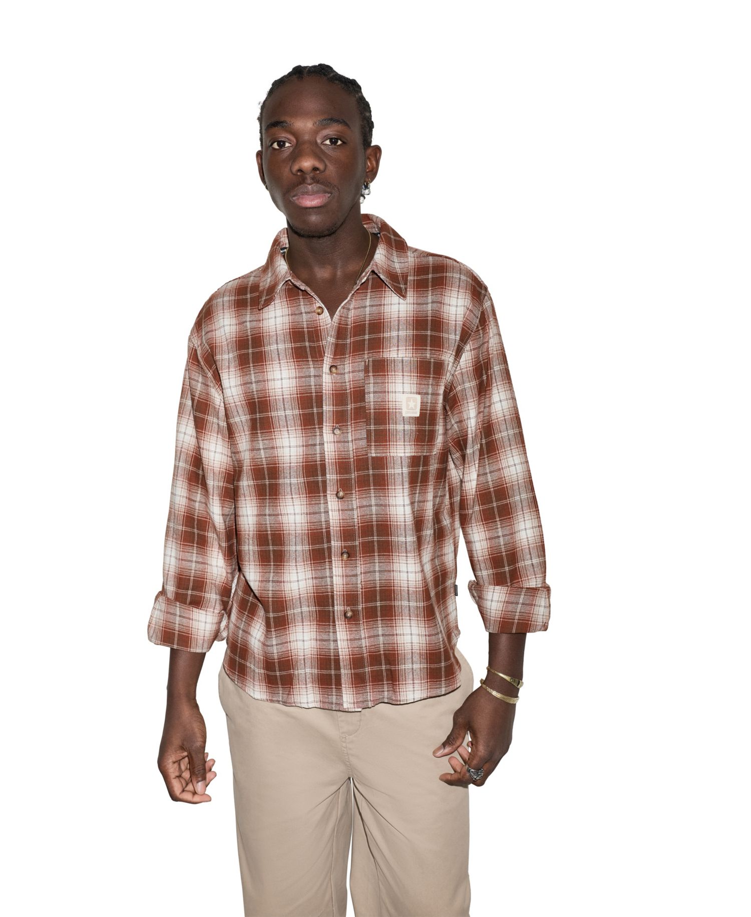 Men's Plaid Work Shirt