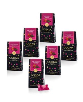 Holiday Raspberry Chocolate Ganache Masterpiece Small Bag, 6-Pack