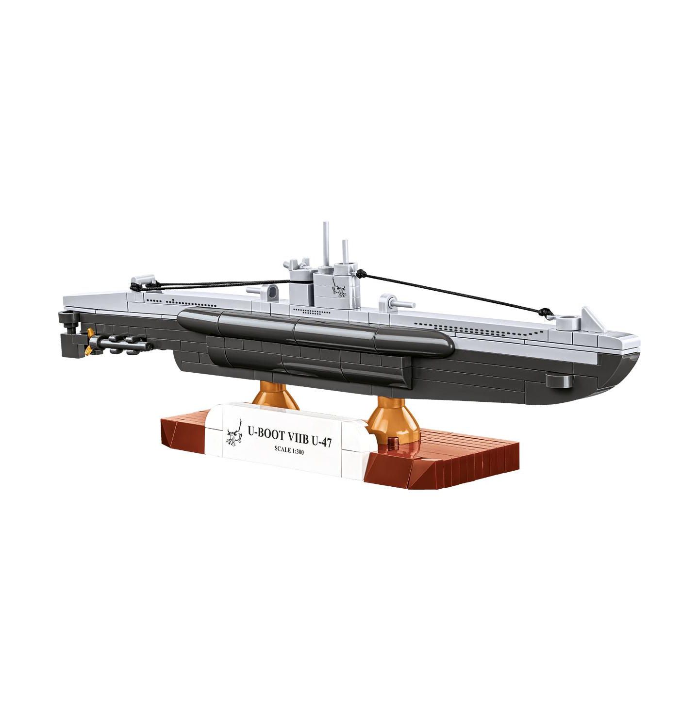 Детский конструктор COBI Historical Collection Wwii U-BOAT Viib U-47 165-Piece Building Set, Ages 7+ — фото 3