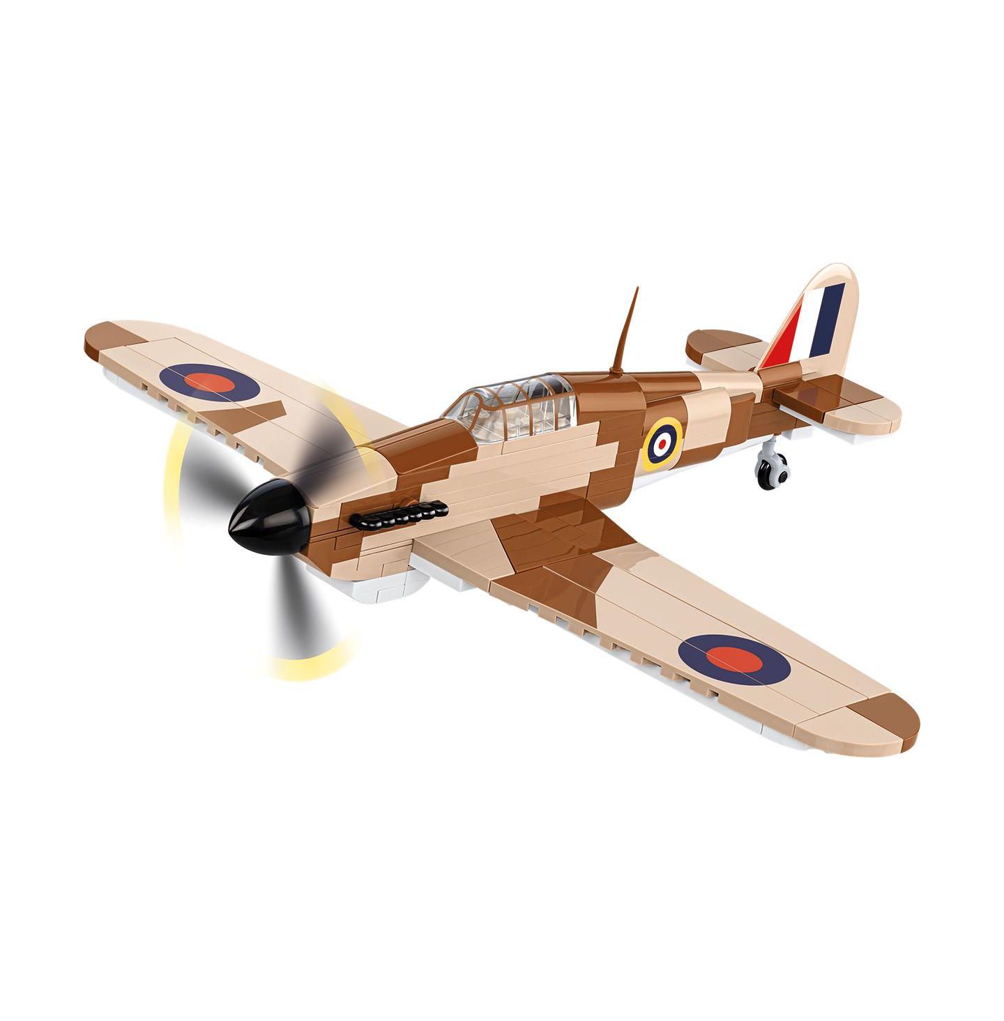 Детский конструктор COBI Historical Collection Wwii Hawker Hurricane Mk. I Plane 138-Piece Building Set, Ages 6+ — фото 2