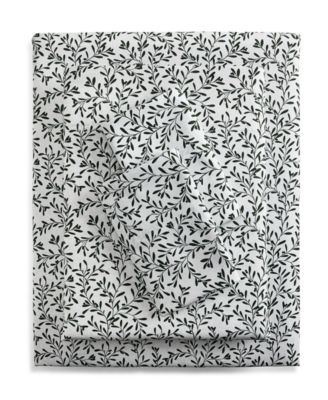 550 Thread Count Printed Cotton 4-Pc. Sheet Set, King