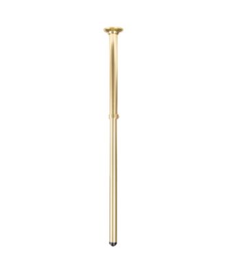 25-33" Adjustable Rustproof Aluminum Vertical Ceiling Support Bar, Bright Gold