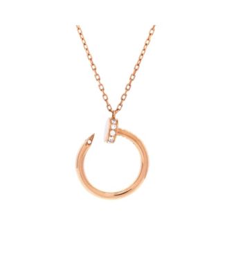 Pendant Necklace 18K Rose Gold