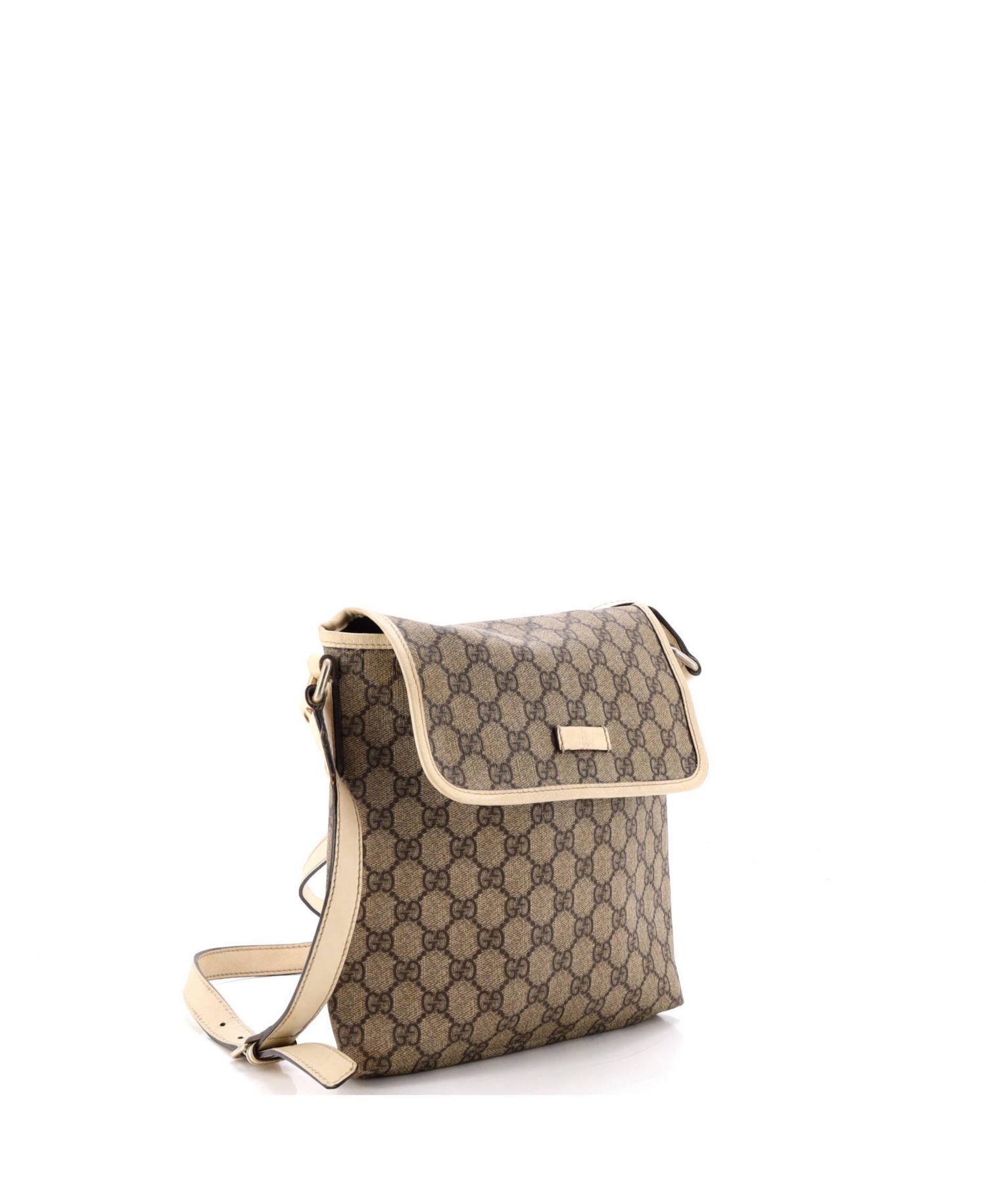 Small Flap Messenger GG Coated Canvas