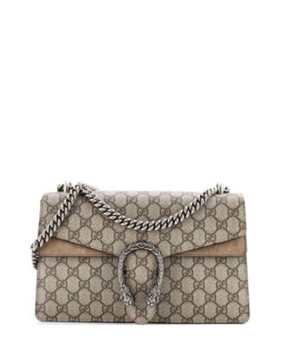 Small Dionysus Bag GG Coated Canvas